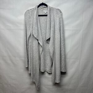 Avenue Gray Open Front Women's Cardigan Size 18/20